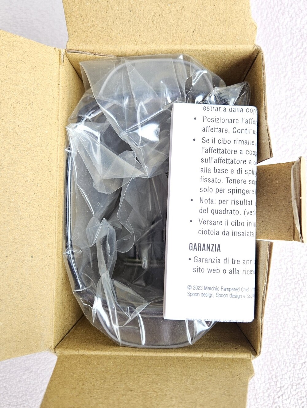 Pampered Chef Cup Slicer #100860 Fruit Vegetable Prep. Brand new in box - Picture 5 of 5